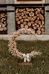 Dekorácie - Veniec / dekorácia zo sušených kvetov a tráv - 14785143_