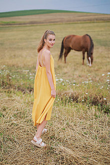 Šaty - Šaty Imani (Žltá) - 14786327_