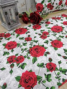 Úžitkový textil - Štóla (Ruže 42 x 63 cm) - 14790848_