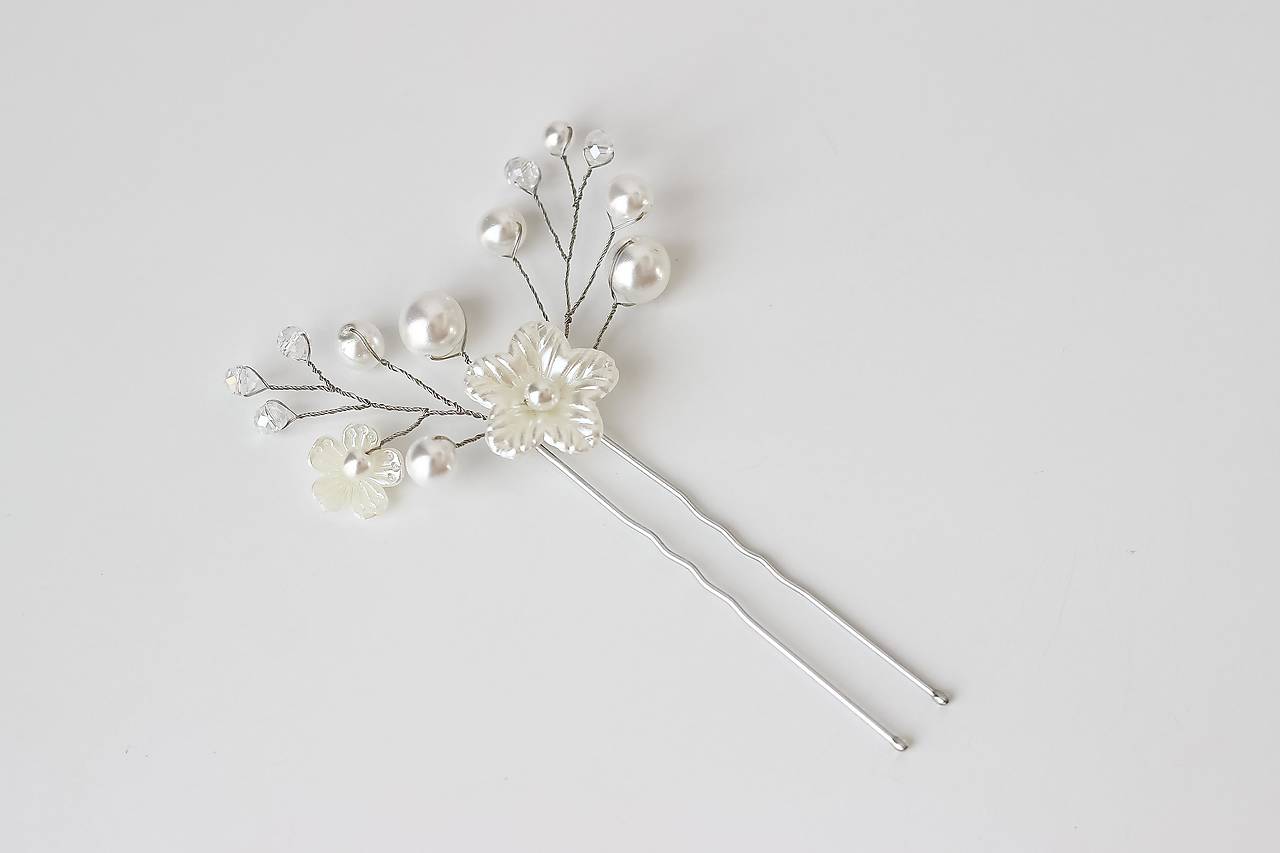 Svadobná vlásenka do vlasov (Vlásenka 01)