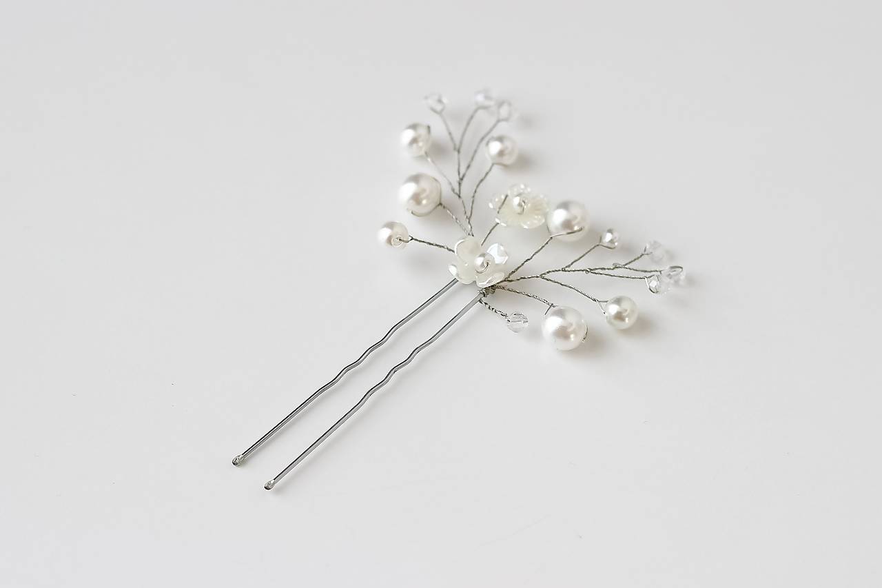 Svadobná vlásenka do vlasov (Vlásenka 02)