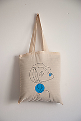 Nákupné tašky - •ručne maľovaná plátená taška - Betty• - 14790774_