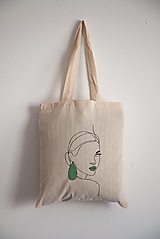 Nákupné tašky - •ručne maľovaná plátená taška - Susan• - 14790782_