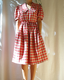 Šaty - Ľanové šaty Agnes - 14789977_