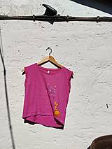 Topy, tričká, tielka - Ručne maľované tričko (XS) - Malý princ - 14788908_