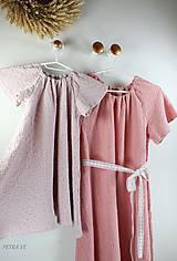 Detské oblečenie - Lobelka - detské šaty z mušelínovej madeiry - 14793175_