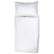 Detský textil - Obliečky do postieľky (Biele jednofarebné) - 14793453_