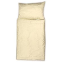 Detský textil - Obliečky do postieľky (Vanilkové jednofarebné) - 14793456_