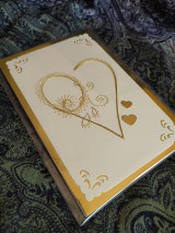 Papiernictvo - Magic card srdce ornament - 14793416_