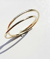 Prstene - Kaaty zlatý prsteň dvojitý - 14797261_