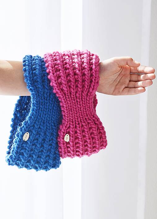 Čiapky, čelenky, klobúky - Ručne pletená vlnená čelenka V - 14797023_