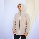 Bundy a kabáty - Pánska softshell bunda - look up at the stars beige - 14795681_