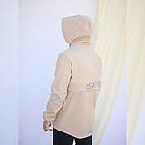 Bundy a kabáty - Pánska softshell bunda - look up at the stars beige - 14795686_