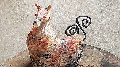 Sochy - Keramika,  Koník - 14797442_