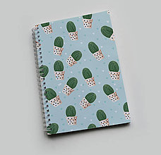 Papiernictvo - Zápisník "Kaktusovo" A4 - 14797516_