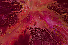 Obrazy - Vášeň - abstraktný obraz - acrylic pouring - 14799840_