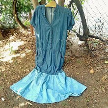 Šaty - Riflové šaty dlhočizné - 14801443_