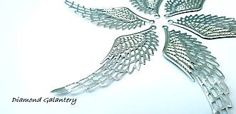 Komponenty - Filigrán Anjelské krídla - strieborný - 14801500_