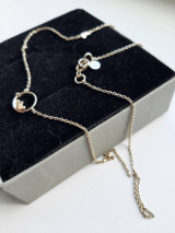 Náhrdelníky - Kaaty zlatý  náhrdelník moji milovaní biele/ružové zlato - 14802039_