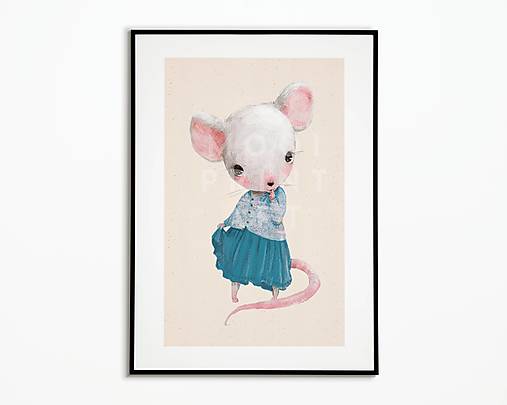 Detský Plagát| Myška
