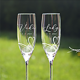 Nádoby - Victoria - svadobné poháre 2ks - 14803148_
