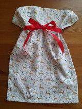 Úžitkový textil - Vianočné vrecúško na darčeky,sladkosti - jelenčeky - 14802476_
