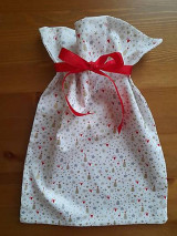 Úžitkový textil - Vianočné vrecúško na darčeky,sladkosti - mini vzory - 14802484_