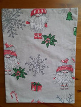 Úžitkový textil - Vianočné vrecúško na darčeky,sladkosti - škriatkovia - 14802495_