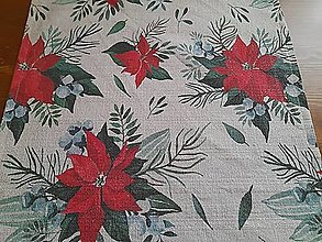 Úžitkový textil - Prestieranie Vianočné ruže s lurexom - 14802465_