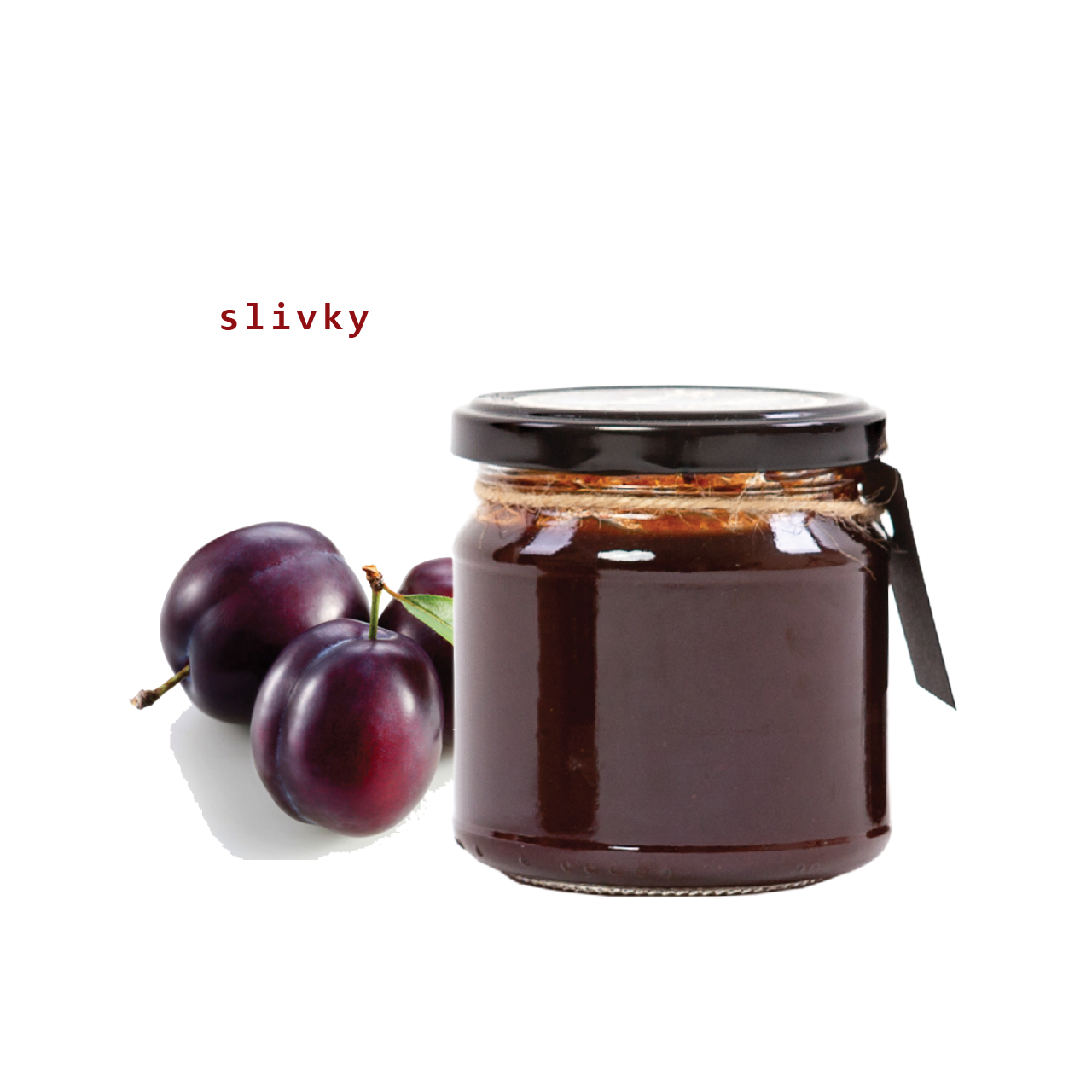 SLIVKY S ČIERNOU RÍBEZĽOU