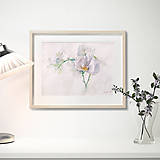 Obrazy - Originálna akvarelová maľba "Orchidea" - 14807200_