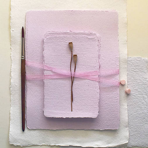  - Ručný papier - Ružová Tutu (21 x 16 cm) - 14809576_