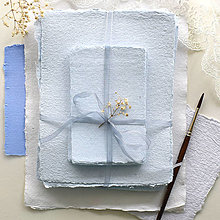 Papier - Ručný papier - svetlo-modrá - 14808012_