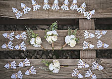 Svadobné pierka - Svadobný set biela romantika - 14812118_