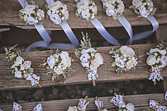 Svadobné pierka - Svadobný set biela romantika - 14812120_