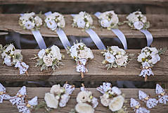 Svadobné pierka - Svadobný set biela romantika - 14812126_