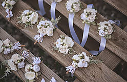 Svadobné pierka - Svadobný set biela romantika - 14812130_