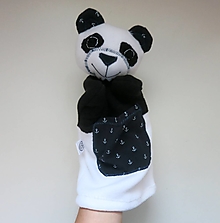 Hračky - Maňuška panda (Panda Námorníček) - 14810562_