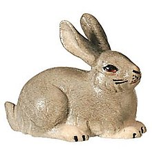 Dekorácie - Ležiaci zajac -  Ľudový - 14811117_