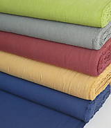 Textil - ĽANY farebné mäkčené predprané - 14813025_