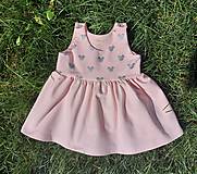 Detské oblečenie - Šaty pre bábätko ružové - 14813539_