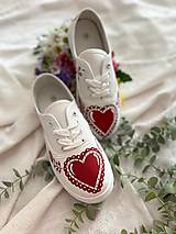 Ponožky, pančuchy, obuv - ♥ Ručne maľované tenisky ♥ - 14815118_