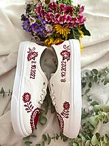 Ponožky, pančuchy, obuv - ♥ Ručne maľované tenisky ♥ - 14815120_