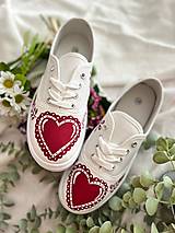 Ponožky, pančuchy, obuv - ♥ Ručne maľované tenisky ♥ - 14815123_