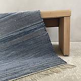  - Tkaný koberec DENIM, recyklované džínsy, 65 x 115 - 14814980_