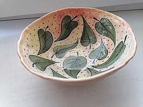 Nádoby - keramika misa ..listy - 14815031_