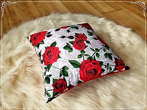 Úžitkový textil - Voňavý vankúš na dobrý spánok Ruža - 14819902_