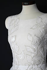 Šaty - Luxusné kvalitné tylové svadobné šaty z francúzskej krajky - 14819942_