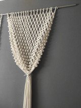 Úžitkový textil - Dierkovana záclona s Berry knots - 14819739_
