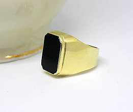 Prstene - Zlaté šperky na objednávku (pečatný prsteň) - 14820058_